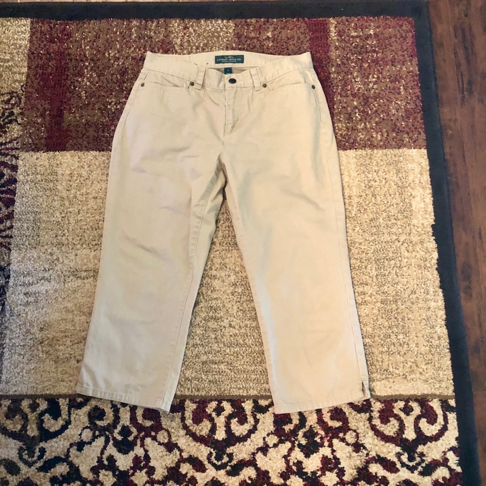 Lauren Ralph Lauren cropped khakis